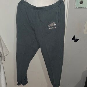 Roots Slate Turquoise -Grey Jogger Pants